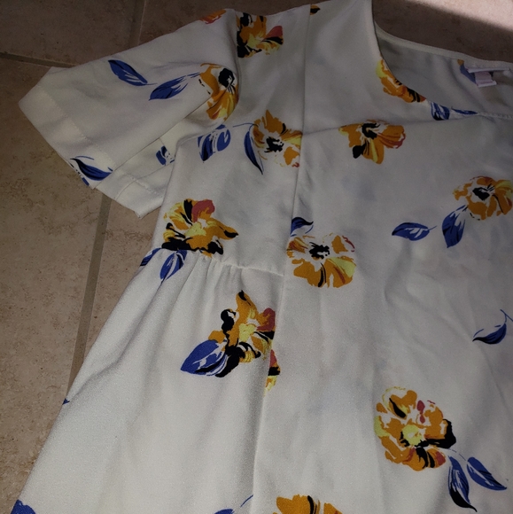 Isabel Maternity Floral Blouse Large - Picture 3 of 5